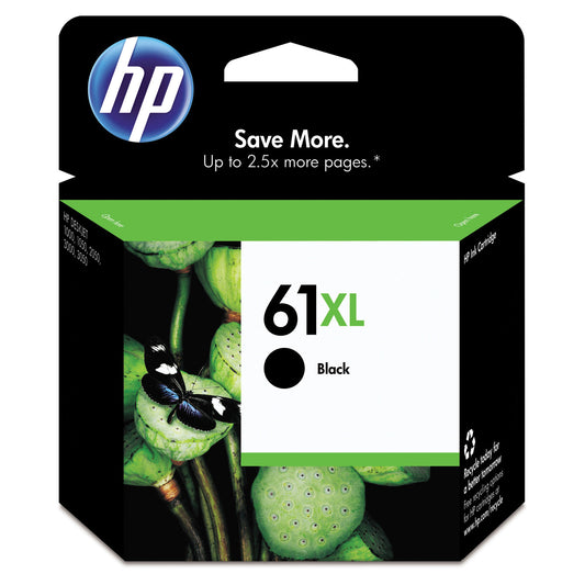 HP 61XL High-Yield Black Ink Cartridge (CH563WN)
