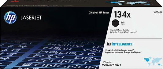 HP 134X (W1340X) High Yield Toner Cartridge - Black