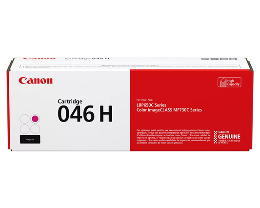 Canon 046 H Magenta Toner Cartridge (High Capacity) (1252C001)