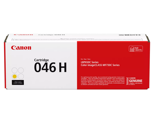 Canon 046 H Yellow Toner Cartridge (High Capacity) (1251C001)