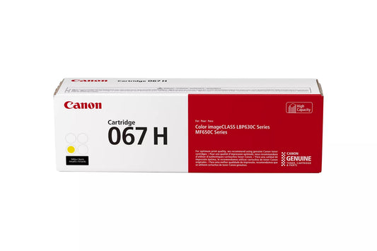 Canon 067 H Yellow Toner Cartridge (High Capacity) (5103C001)
