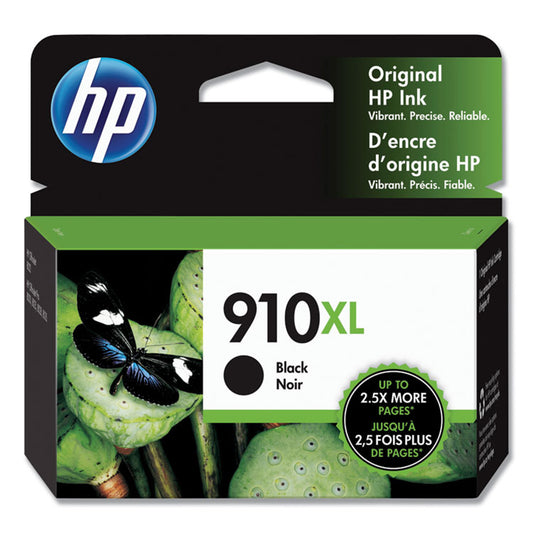 HP 910XL High-Yield Black Ink Cartridge (3YL65AN)