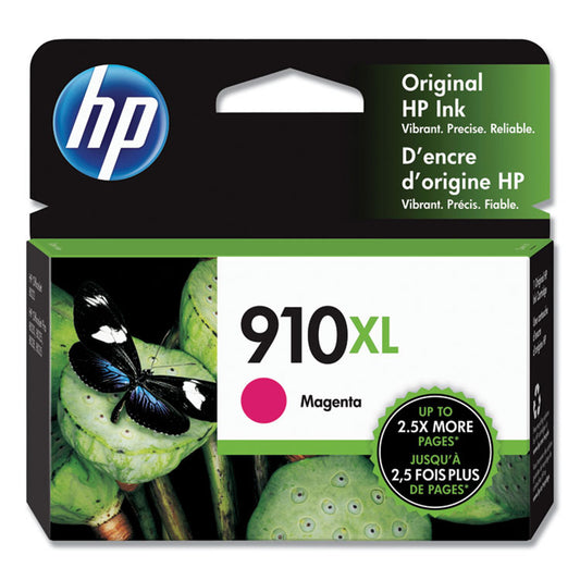 HP 910XL High-Yield Magenta Ink Cartridge (3YL63AN)