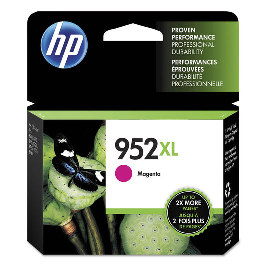 HP 952XL High-Yield Magenta Ink Cartridge (L0S64AN)