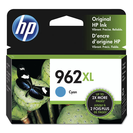 HP 962XL High-Yield Cyan Ink Cartridge (3JA00AN)
