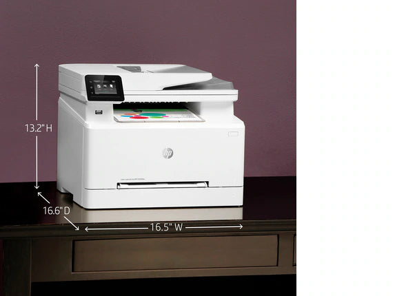 Manufacturer RENEWED HP Color LaserJet Pro MFP M283fdw Wireless Printer