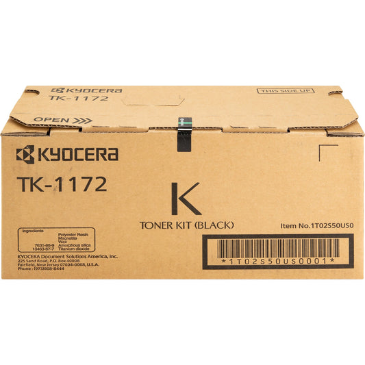 Kyocera TK-1172 Black Toner Cartridge (High Yield - 7,200 Pages)