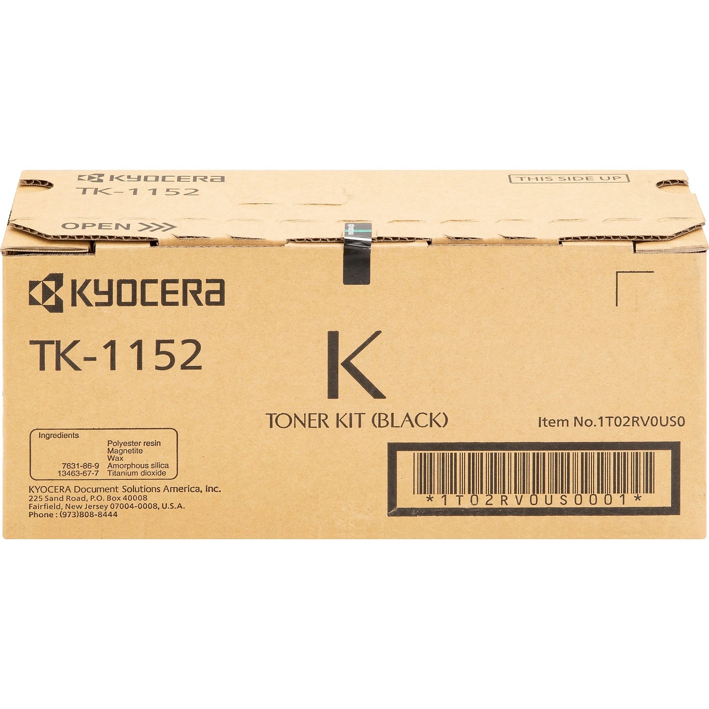 Kyocera TK-1152 Black Toner Cartridge (High Yield - 3,000 Pages)