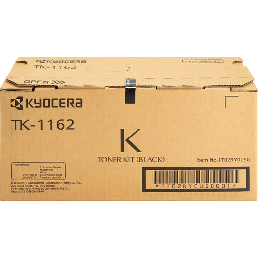 Kyocera TK-1162 Black Toner Cartridge (High Yield - 7,200 Pages)