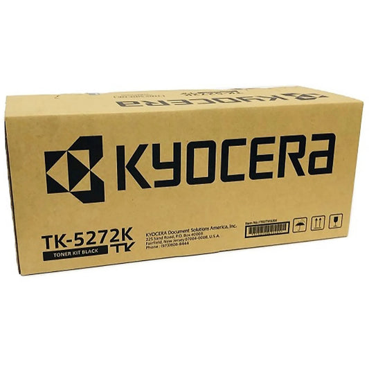 Kyocera TK-5272K Black Toner Cartridge (High Yield - 8,000 Pages)