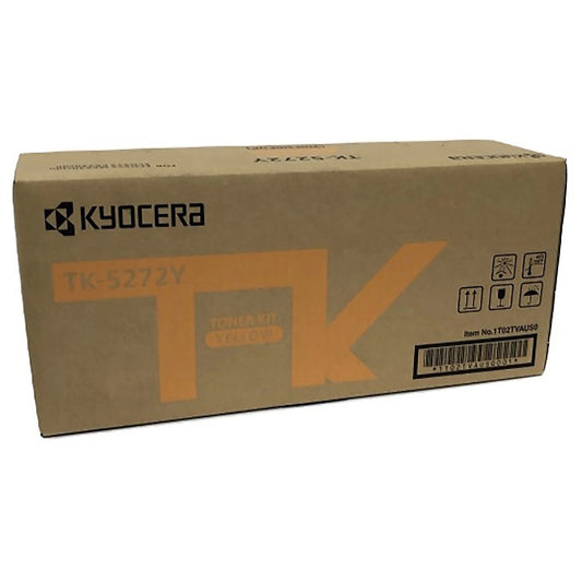 Kyocera TK-5272Y Yellow Toner Cartridge (High Yield - 6,000 Pages)
