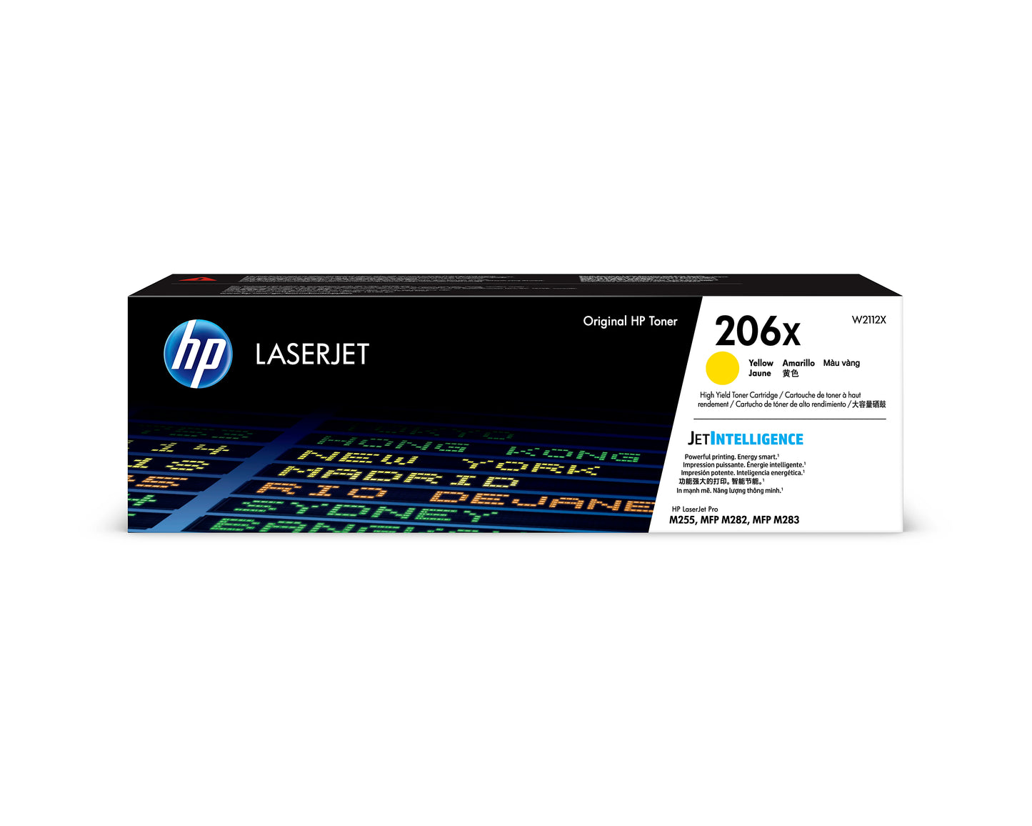 HP 206X (W2112X) High Yield Toner Cartridge - Yellow